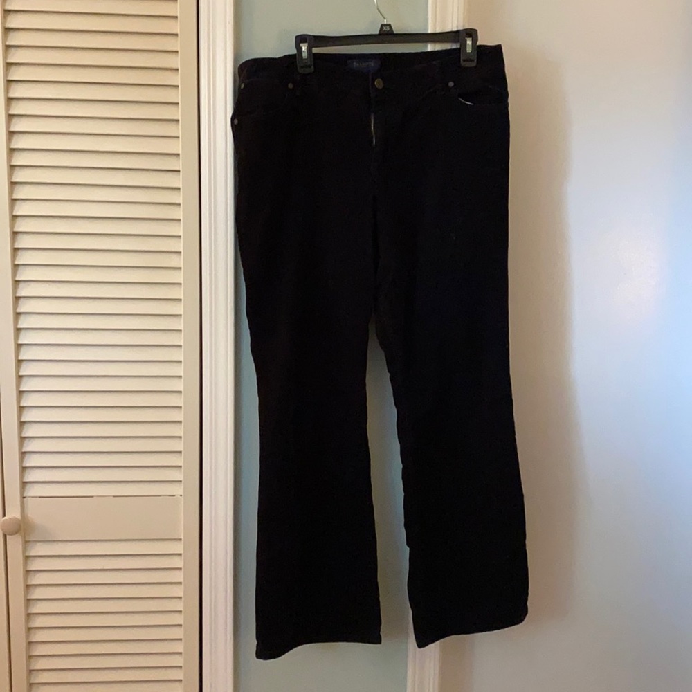 Talbots black cords size 16